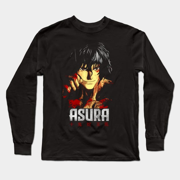 The Asura Ohma Tokita Ashura Kengan Omega Long Sleeve T-Shirt by JPNDEMON